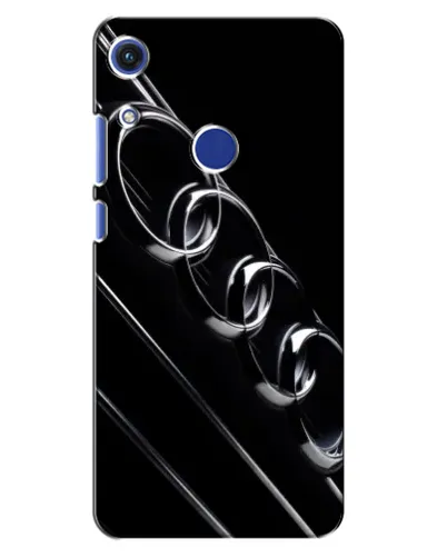 Чехол для Huawei Honor 8A с картинкой «Audi — абстрактные кольца»