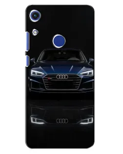 Чехол для Huawei Honor 8A с картинкой «Audi — ночное отражение»