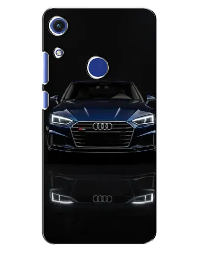 Чехол для Huawei Honor 8A с картинкой «Audi — ночное отражение»