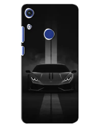 Чехол для Huawei Honor 8A с картинкой «Lamborghini симметрия дорог»