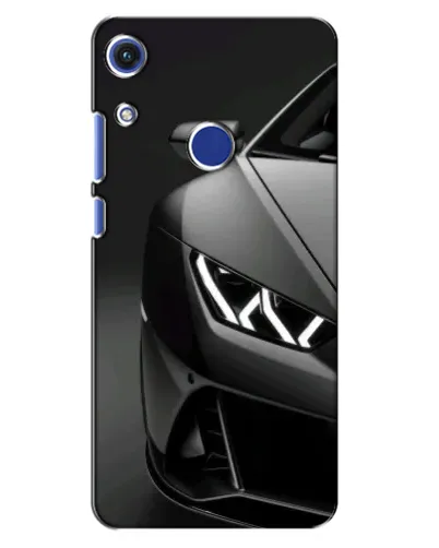 Чехол для Huawei Honor 8A с картинкой «Lamborghini фары детализация»
