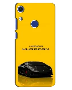 Чехол для Huawei Honor 8A с картинкой «Lamborghini Huracan черный»