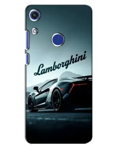 Чехол для Huawei Honor 8A с картинкой «Классическая надпись Lamborghini»