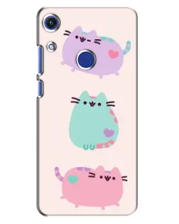 Чехол для Huawei Honor 8A с картинкой «Pusheen трио»