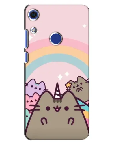Чехол для Huawei Honor 8A с картинкой «Единорог Pusheen»