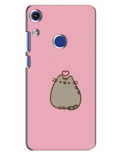 Чехол для Huawei Honor 8A с картинкой «Pusheen сердце»