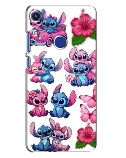 Чехол для Huawei Honor 8A с картинкой «Стикеры Stitch и Angel» Чехол для Huawei Honor 8A с картинкой «Стикеры Stitch и Angel»