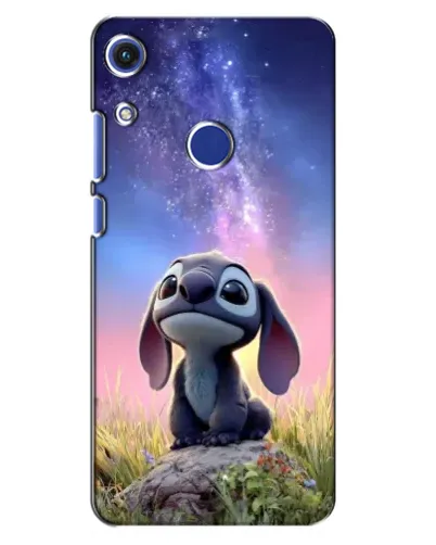 Чехол для Huawei Honor 8A с картинкой «Стич на рассвете»