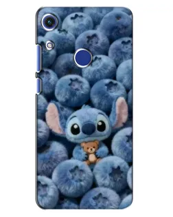 Чехол для Huawei Honor 8A с картинкой «Стич и голубика» Чехол для Huawei Honor 8A с картинкой «Стич и голубика»