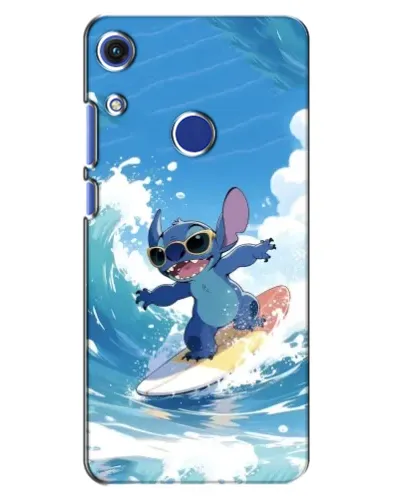 Чехол для Huawei Honor 8A с картинкой «Стич на волне»