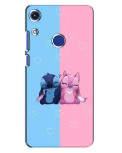 Чехол для Huawei Honor 8A с картинкой «Stitch и Angel Love» Чехол для Huawei Honor 8A с картинкой «Stitch и Angel Love»