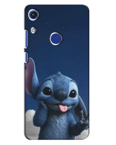 Чехол для Huawei Honor 8A с картинкой «Стич в облаках»