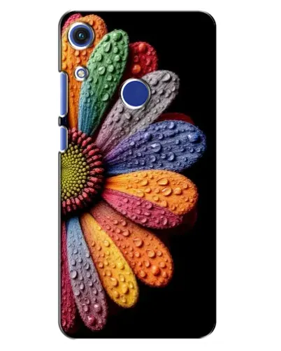 Чехол для Huawei Honor 8A с картинкой «Радужный цветок»