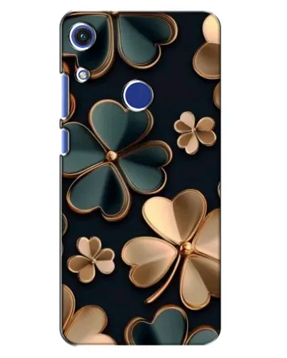 Чехол для Huawei Honor 8A с картинкой «Клевер в золоте»