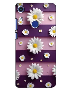 Чехол для Huawei Honor 8A с картинкой «Ромашки на фиолетовом»