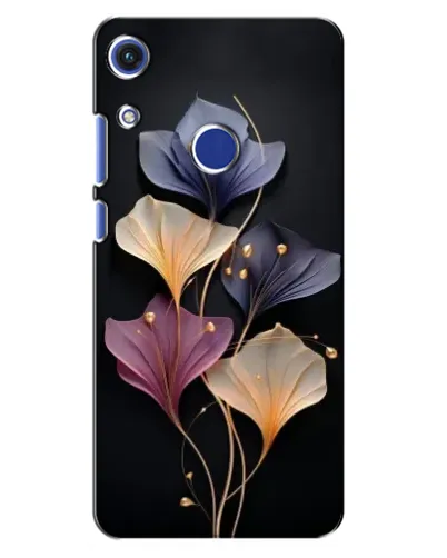Чехол для Huawei Honor 8A с картинкой «Лиловые цветы грации»