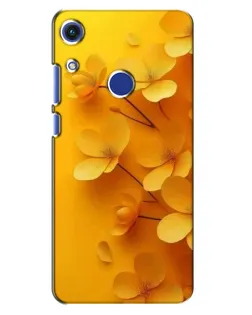Чехол для Huawei Honor 8A с картинкой «Золотые лепестки»