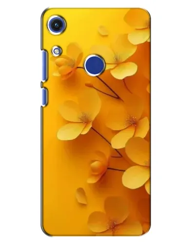 Чехол для Huawei Honor 8A с картинкой «Золотые лепестки»