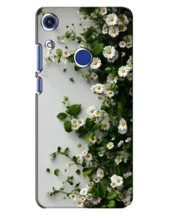 Чехол для Huawei Honor 8A с картинкой «Ветка мелких белых цветов»