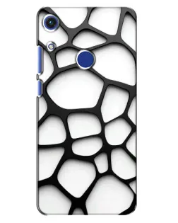 Чехол для Huawei Honor 8A с картинкой «Белая объемная сетка» Чехол для Huawei Honor 8A с картинкой «Белая объемная сетка»