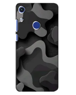 Чехол для Huawei Honor 8A с картинкой «Темный абстрактный камуфляж»