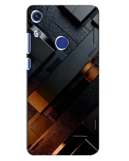 Чехол для Huawei Honor 8A с картинкой «Черные геометрические блоки» Чехол для Huawei Honor 8A с картинкой «Черные геометрические блоки»
