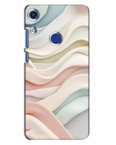 Чехол для Huawei Honor 8A с картинкой «Пастельные нежные волны»