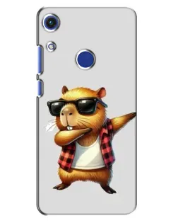 Чехол для Huawei Honor 8A с картинкой «Капибара рэпер даб»