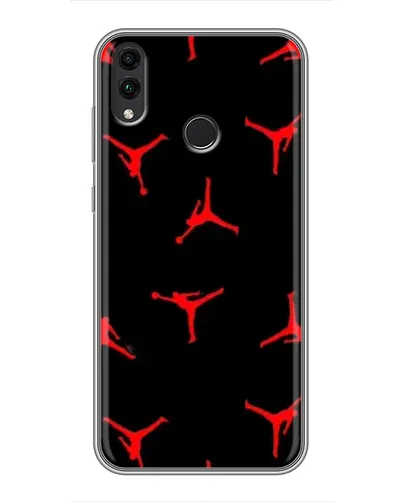 Чехол для Huawei Honor 8X с картинкой «Jordan Red Pattern»