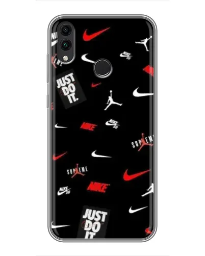 Чехол для Huawei Honor 8X с картинкой «Nike Mix Pattern»