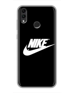 Чехол для Huawei Honor 8X с картинкой «Мазки краски Nike»