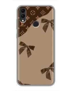 Чехол для Huawei Honor 8X с картинкой «LV — кофейный атлас»