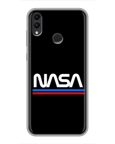 Чехол для Huawei Honor 8X с картинкой «NASA — классика Red Blue»