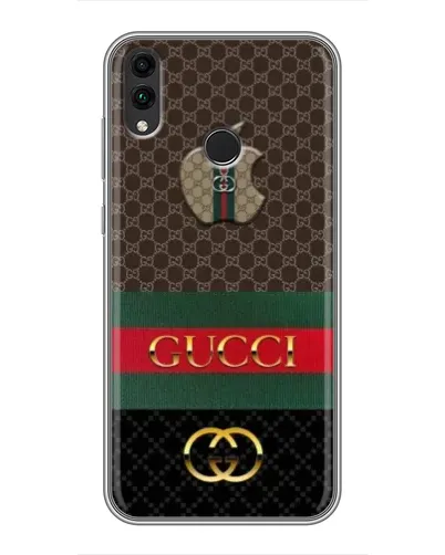 Чехол для Huawei Honor 8X с картинкой «Gucci — брендированный десерт»