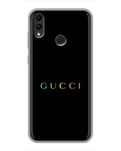 Чехол для Huawei Honor 8X с картинкой «Gucci — неоновый минимализм» Чехол для Huawei Honor 8X с картинкой «Gucci — неоновый минимализм»