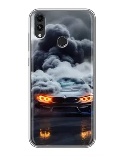 Чохол для Huawei Honor 8X з картинкою «BMW у диму» Чохол для Huawei Honor 8X з картинкою «BMW у диму»