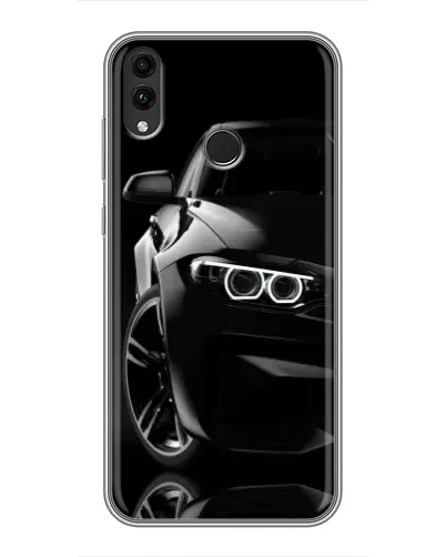 Чехол для Huawei Honor 8X с картинкой «Черная BMW — профиль» Чехол для Huawei Honor 8X с картинкой «Черная BMW — профиль»