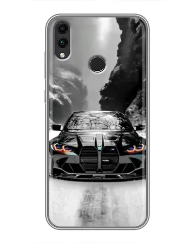Чехол для Huawei Honor 8X с картинкой «BMW — акварельный дрифт» Чехол для Huawei Honor 8X с картинкой «BMW — акварельный дрифт»