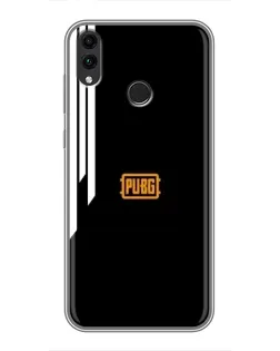 Чехол для Huawei Honor 8X с картинкой «PUBG — вертикальные линии»