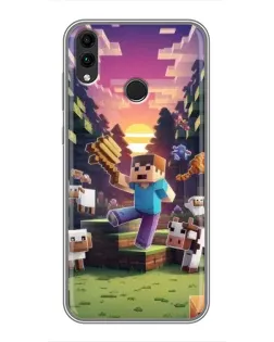 Чохол для Huawei Honor 8X з картинкою «Стів на фермі» Чохол для Huawei Honor 8X з картинкою «Стів на фермі»