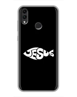 Чехол для Huawei Honor 8X с картинкой «Рыба Jesus»