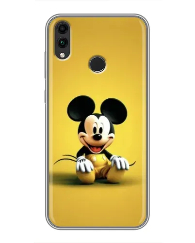 Чехол для Huawei Honor 8X с картинкой «Микки на желтом»