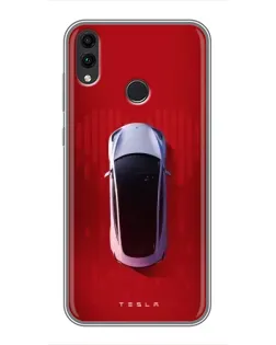Чохол для Huawei Honor 8X з картинкою «Tesla Top View»