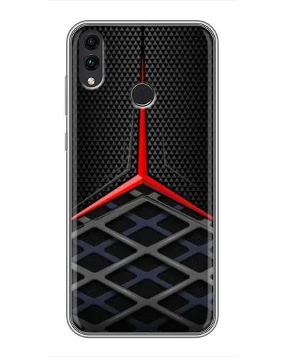 Чехол для Huawei Honor 8X с картинкой «Mercedes Carbon Grid» Чехол для Huawei Honor 8X с картинкой «Mercedes Carbon Grid»