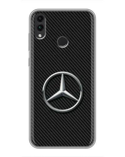 Чехол для Huawei Honor 8X с картинкой «Карбоновый Mercedes стиль» Чехол для Huawei Honor 8X с картинкой «Карбоновый Mercedes стиль»