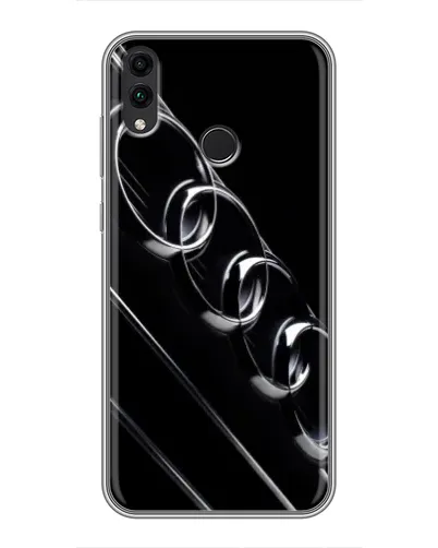 Чехол для Huawei Honor 8X с картинкой «Audi — абстрактные кольца»