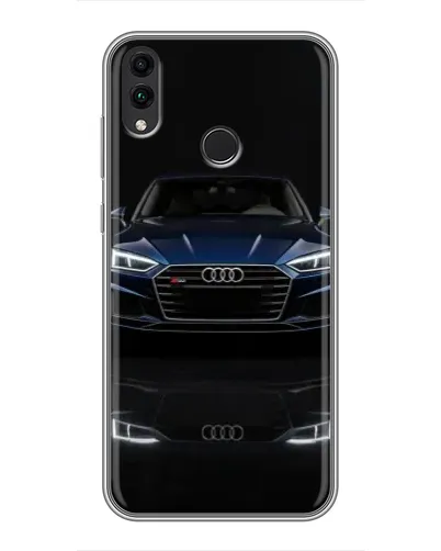 Чехол для Huawei Honor 8X с картинкой «Audi — ночное отражение»