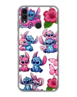 Чехол для Huawei Honor 8X с картинкой «Стикеры Stitch и Angel» Чехол для Huawei Honor 8X с картинкой «Стикеры Stitch и Angel»