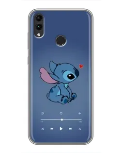 Чехол для Huawei Honor 8X с картинкой «Музыкальный Stitch» Чехол для Huawei Honor 8X с картинкой «Музыкальный Stitch»