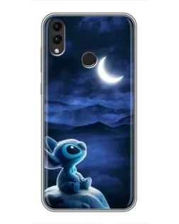 Чехол для Huawei Honor 8X с картинкой «Лунная ночь Стича» Чехол для Huawei Honor 8X с картинкой «Лунная ночь Стича»